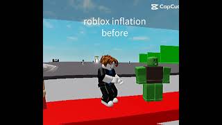 roblox inflation before roblox inflation now [upl. by Allemat685]