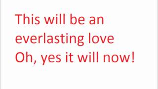 This will be an everlasting love  Natalie Cole with lyrics [upl. by Bertie]