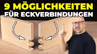 So verbindest du jede Ecke  es klappt garantiert Handwerk Holzbearbeitung [upl. by Mcdougall]