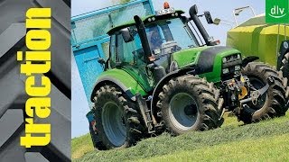 DeutzFahr Agrotron 6160 P im tractionPraxistest und DLG PowerMix [upl. by Cornela]