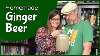 DIY Ginger Beer Capturing Wild Yeast for Beer Brewing  fermentation homebrew [upl. by Annirok]