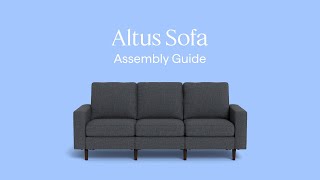 EN Altus Sofa  Assembly Guide [upl. by Brand]