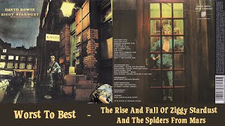 The Rise and Fall of Ziggy Stardust and the Spiders from Mars Ranking Songs From Worst To Best [upl. by Razaele]