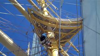 The Royal Clipper Climbing to the Crows Nest [upl. by Maroj695]