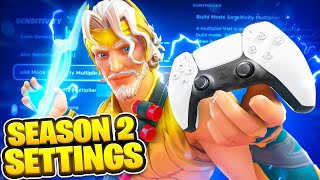 NEW Best Season 2 Controller Settings  Sensitivity PS4PS5XboxPC [upl. by Dagnah]