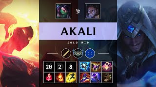 Akali Mid vs Sylas Legendary  EUW Challenger Patch 1422 [upl. by Athenian]