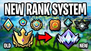 NEW FORTNITE RANK SYSTEM NEW UPDATE [upl. by Cykana669]