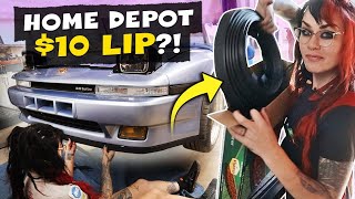 Trying the 10 Home Depot Lip Mod on my Mk3 Supra  Its AMAZING [upl. by Tica]