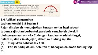 Latihan Kendiri 38 Soalan 1  34 Aplikasi pengamiran  Bab 3 Pengamiran  Matematik Tambahan F5 [upl. by Khalid295]