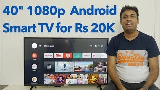 iFFalcon 40F2A 40quot Budget HDR 10 Android Smart TV Overview [upl. by Tisman]