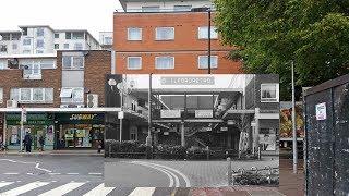 010 Centreway Shopping Precinct Ilford High Road 1997 v 2019 [upl. by Jobina]