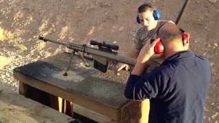 050 Cal 127mm Barrett M107 Long Range Sniper Rifle Atışı Arizona Last Stop Bullets and Burgers [upl. by Analaf]