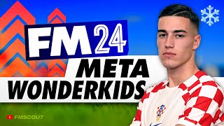 The BEST Meta Wonderkids In FM24  Football Manager 2024 Best Players [upl. by Olive208]