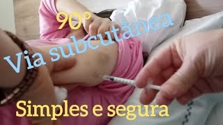 Via subcutâneasimples de aplicar [upl. by Karlise603]