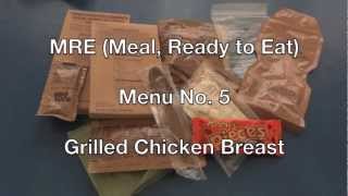 MRE Review Menu No 5 Grilled Chicken Breast [upl. by Saxen]