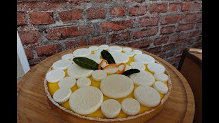 RECETTE DE LA TARTE A LORANGE MERINGUE CROQUANTE [upl. by Cid]