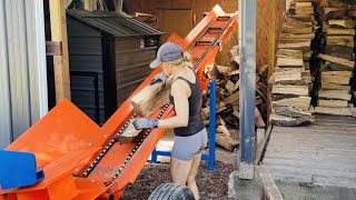 Filling the Woodshed Has Never Been This Easy [upl. by Hellene]