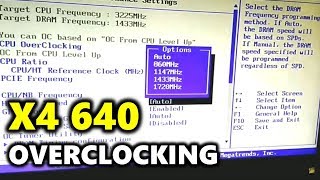 OVERCLOCK AMD Athlon II X4 640 to 322GHz [upl. by Bastien]