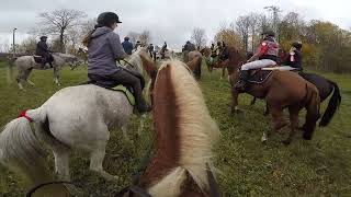 GoPro Horse Riding Hubertova jízda stáje Aneta 2024 [upl. by Elleahcim539]