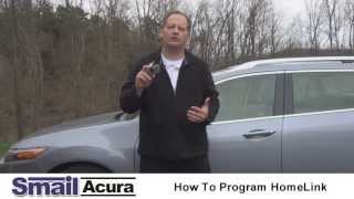 Smail Acura Programming Your Garage Door Opener with HomeLink [upl. by Direj]