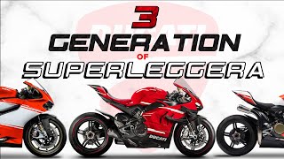 3 Generation of DUCATI SUPERLEGGERA 1199 1299 amp V4 [upl. by Burwell228]