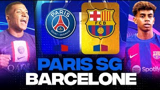 🔴 PSG  BARCELONE  🔥 Enorme choc au Parc   14 CHAMPIONS LEAGUE  LIVEDIRECT [upl. by Bridget]