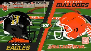 Artesia Bulldogs vs Hobbs Eagles 2023 [upl. by Hakilam]