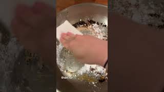 How to clean a stainless steel pan [upl. by Lemuel637]