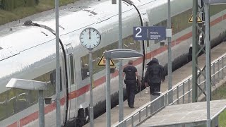 Franzose droht ICE in die Luft zu sprengen  Bundespolizei stoppt Zug auf freier Strecke [upl. by Arhaz999]