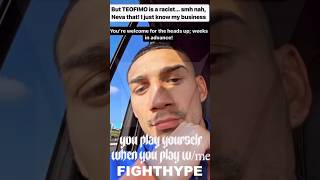 TEOFIMO LOPEZ REACTS TO DEVIN HANEY BEATING LOMACHENKO REPEATS CLAIM BLACK FIGHTERS FAVORED [upl. by Hyatt590]