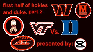 part 2 of the first half of hokies football [upl. by Siegler695]