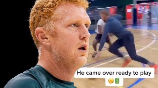 High School Basketball Player Challenges Brian Scalabrine To 1on1 Gets Rightfully OWNED [upl. by Theron867]