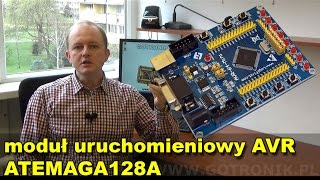 Moduł uruchomieniowy AVR Atmega128A [upl. by Lanford]