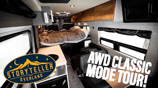 2023 AWD SPRINTER VAN TOUR  Storyteller Classic Mode [upl. by Nylinnej742]