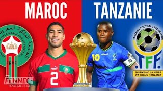 Live 🔴Coupe d’Afrique des Nations 2024 Maroc Vs Tanzania [upl. by Godred]