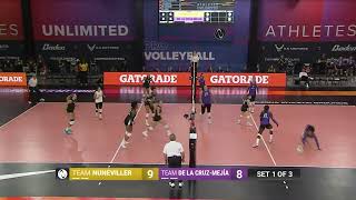 AU Pro Volleyball Game 2 Sydney Hilley Ace [upl. by Omero]