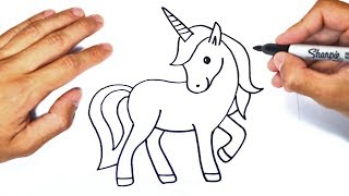 How to draw a Unicorn Step by Step  Unicorn Drawing Lesson [upl. by Aivato]