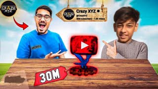 30 Millions Special Gift For Crazy XYZ 🎁  Crazy Junior CrazyXYZ [upl. by Sheri]