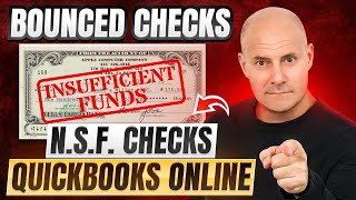 How To Handle Bounced Checks In QuickBooks Online [upl. by Bertrand]