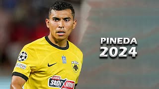 ORBELÍN PINEDA  Crazy Skills Assists amp Goals  2024  AEK Athens HD [upl. by Nawj]