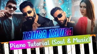 Tauba Tauba Piano Tutorial  Bad Newz  how to play a piano for beginnersSoulwithMusici8s [upl. by Button]