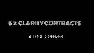 Clarity Contract  Legal Agreement [upl. by Latini349]