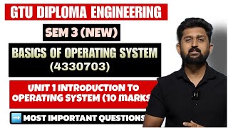 BASICS OF OPERATING SYSTEM CHAPTER 1 IMP QUESTIONS  GTU DIPLOMA COMPUTER ENGINEERING SEM 3 GTU IMP [upl. by Muna792]