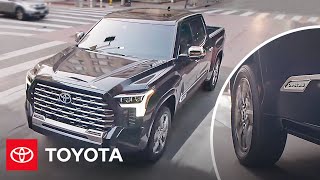 2022 Tundra Overview  Tundra Capstone Engine Power amp More  Toyota [upl. by Aidyn]