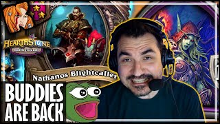 BUDDIES HAVE LANDED SYLVANAS’ IS INSANE  Hearthstone Battlegrounds [upl. by Fionnula]