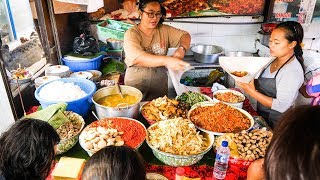 Street Food Tour of Bali  INSANELY DELICIOUS Indonesian Food in Bali Indonesia [upl. by Nalyac516]