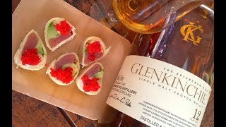 Glenkinchie 12 Whisky Tasting amp Food Pairing Review 189 [upl. by Anigger]