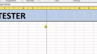 How to Create a Header in Excel to Span Across the Top of the Page  Microsoft Excel Help [upl. by Nivrek]