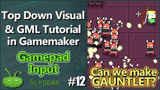 Top Down Tutorial in Gamemaker 12 Gamepad Input [upl. by Assilaj]