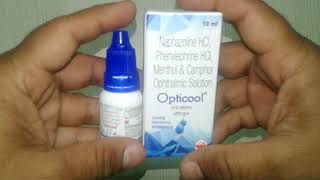 Opticool Eye Drops Best CoolingRefreshingMoisturising Eye Drop amp review in Hindi [upl. by Julian]